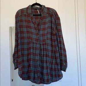 Free people flannel top
